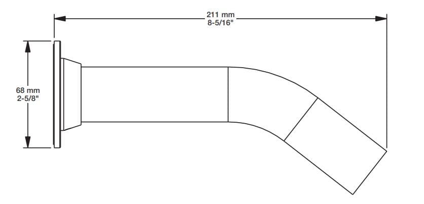 Встраиваемый термостатический набор для ванны с ручным душем BARIL PRO-4300-51 ARCH-00094933 - Вид №2