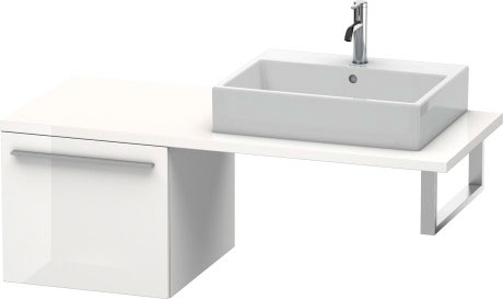 XL543204343 X-Large Шкафчик для консоли Базальт матовый, декор Duravit - Вид №2