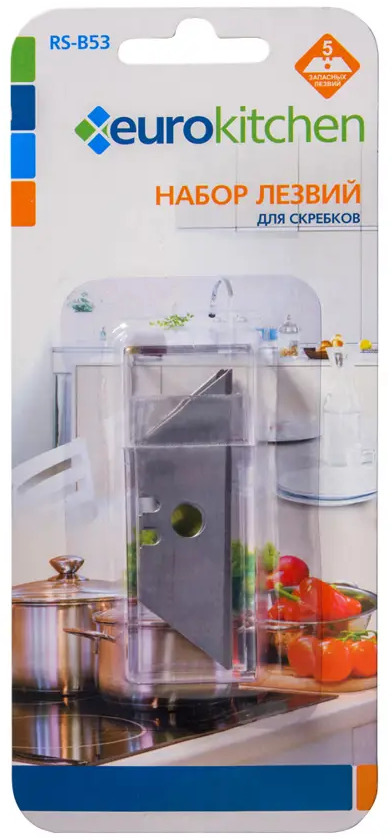91068795 Скребок Eurokitchen RS-B53 металл/пластик цвет металлик STLM-0862009