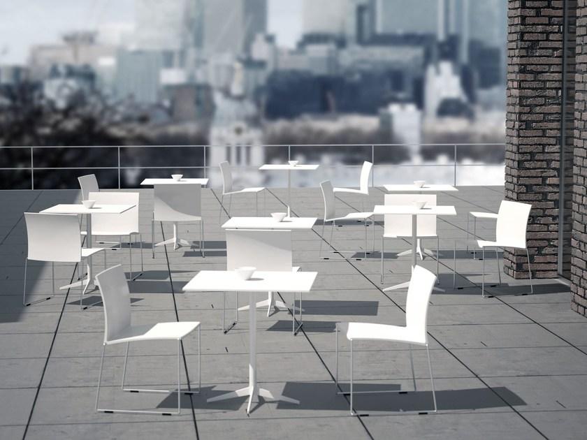 MDF Italia Квадратный стол с основанием 4 звезды sun-id-1438658 - Вид №2