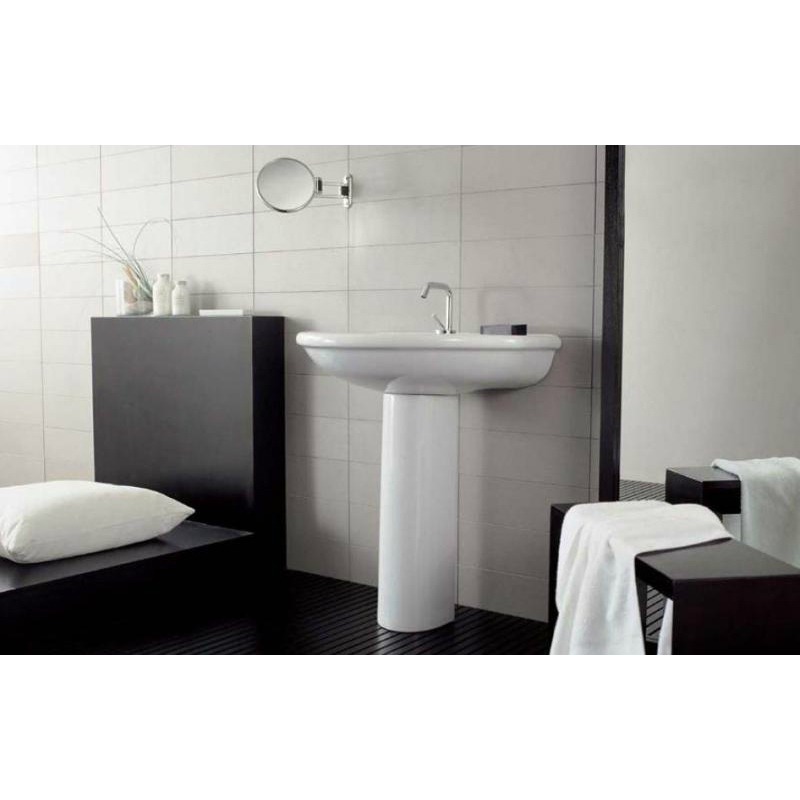 25353 Подвесная раковина настенная овальная Ceramica Hidra PLUVIA белая - Вид №4