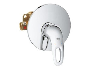 Смеситель для душа с одним отверстием с пластиной