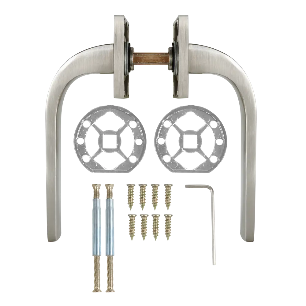 EDSON Дверные ручки EDS-146Н-Q2 в цвете никель 85168769 STLM-0059355 - Вид №1