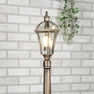 Уличный светильник парковый H 112 см золотистый Capella 4690389012242 ELEKTROSTANDARD CAPELLA 00-3898573 Золото;прозрачный