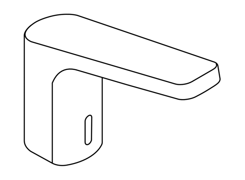 AQ1.12S211XA Сенсорный электронный кран HEWI System-Armaturen  - Вид №3
