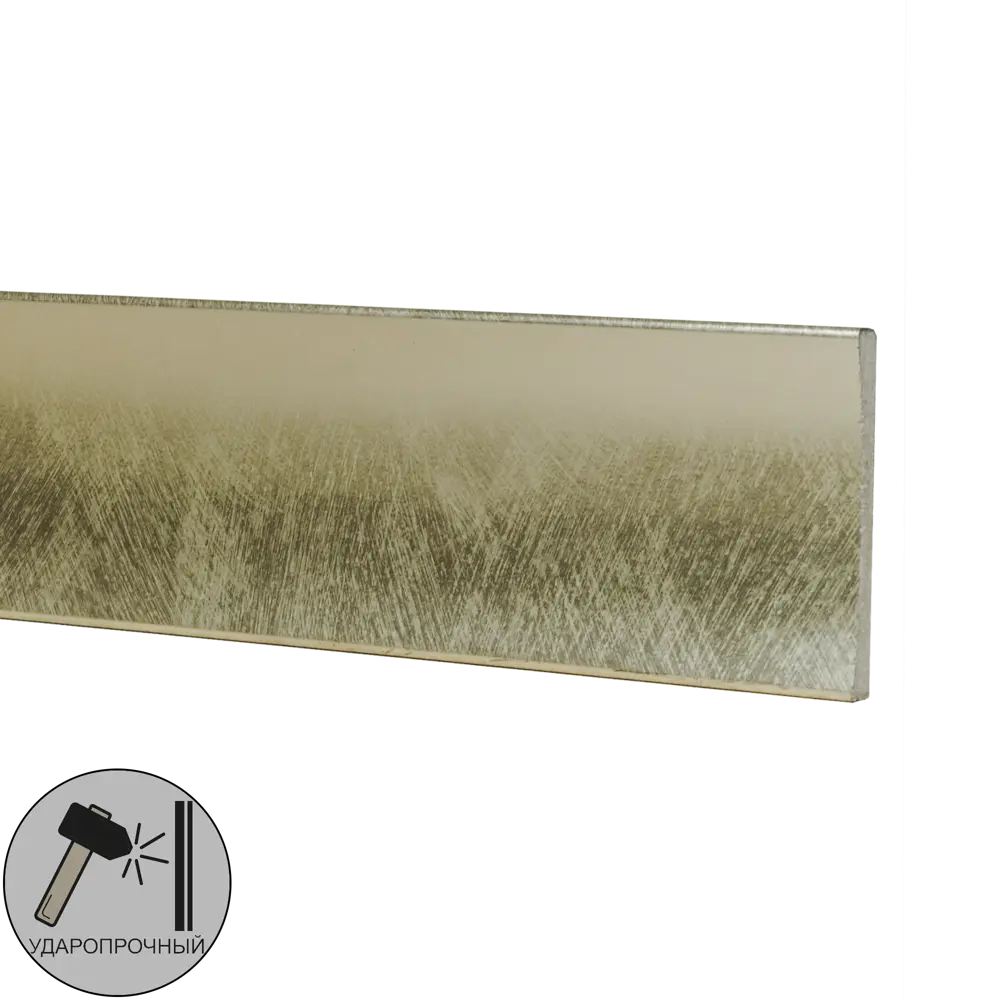 Молдинг настенный полистирол Decomaster d046-373 золотой 8х25x2000 мм STLM-2138196