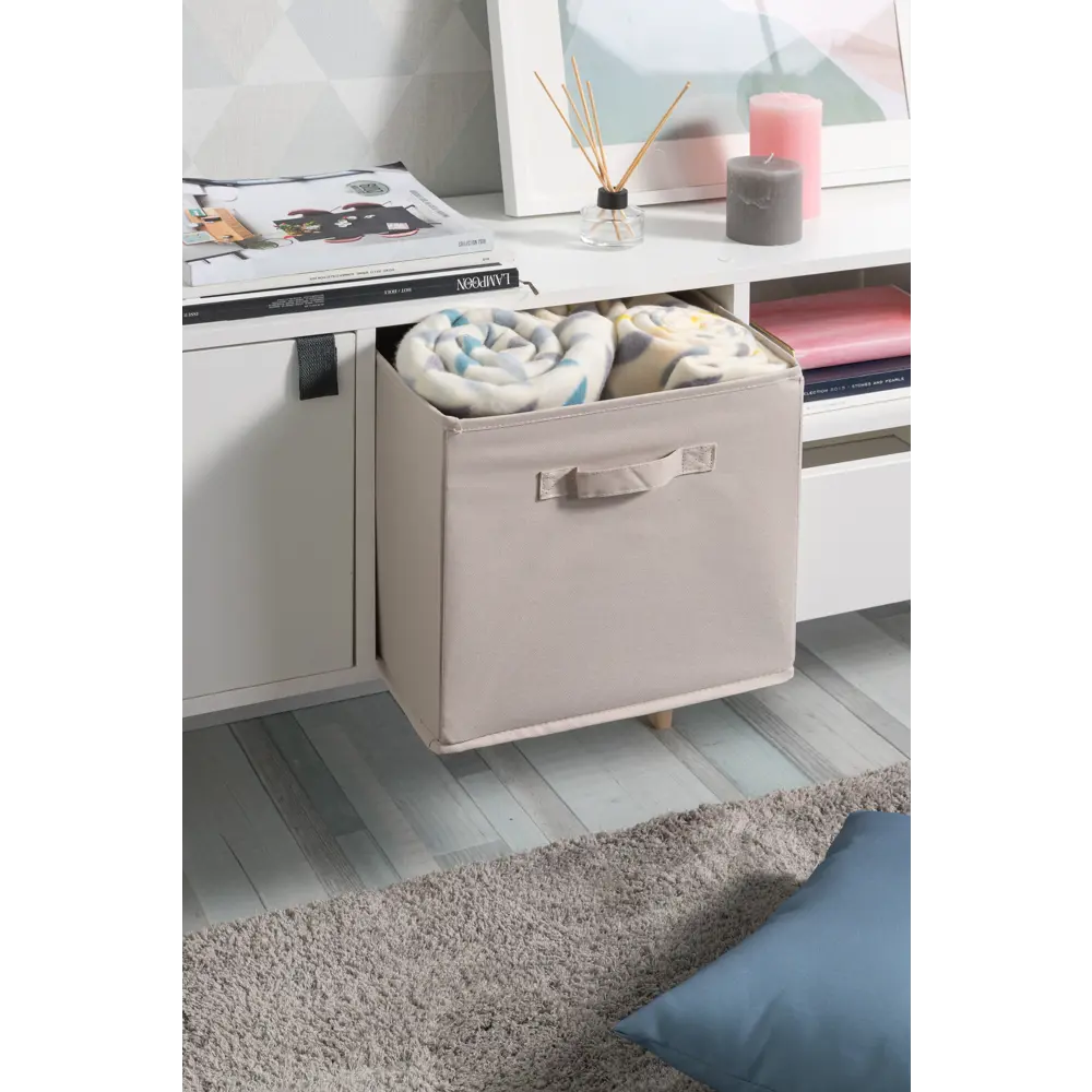 KONSENSA Органайзер для хранения Тренч 31×31×31 см платиновый 89388009 STLM-1569697 - Вид №5