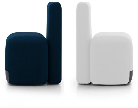 Viccarbe Кресло с обивкой из ткани на колесиках по контракту Season sun-id-1442534 - Вид №7