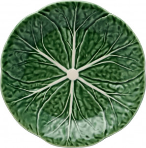 10600174 Bordallo Pinheiro Тарелка десертная Bordallo Pinheiro Капуста 19см, керамика Керамика