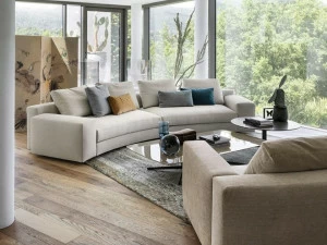 Lema Изогнутый модульный диван из ткани