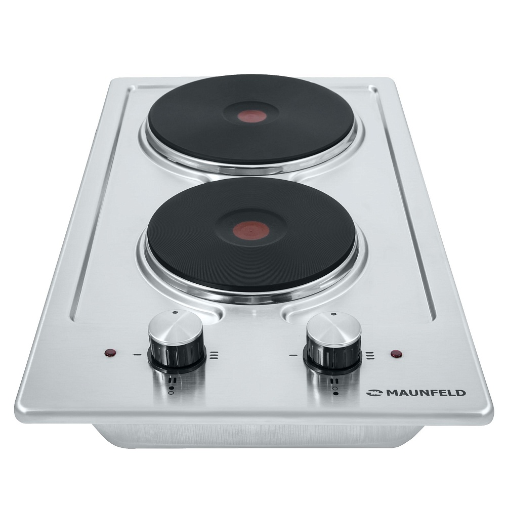 EEHS.32.4S Электрическая панель / домино, • тип: электрическая 30см• тип установки: независимая• управление: фронтальное, переключатели поворотные• нагревательный элемент: конфорка электрическая, 2шт• 4 ножки-опоры (дают вам возможность выбора - использов Santreyd  - Вид №1