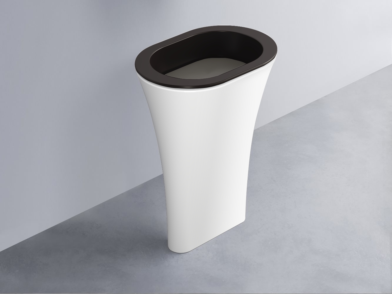 AMLA65-LV+AMPILO-FN+AMCOLO-BL Раковина Amedeo Ovale отдельностоящая cielo Enjoy + Amedeo Ceramica Cielo