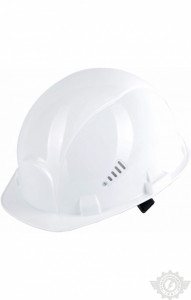 59381 Каска строительная "СОМЗ-55 " с храповым механизмом белая FavoriT  Средства защиты головы размер