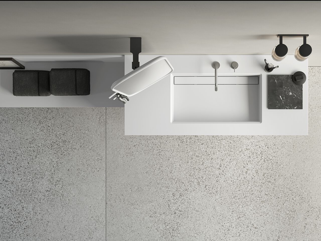 Шкаф для умывальника / полная мебель для ванной комнаты Rexa Interlude ARCH-00050032 - Вид №1