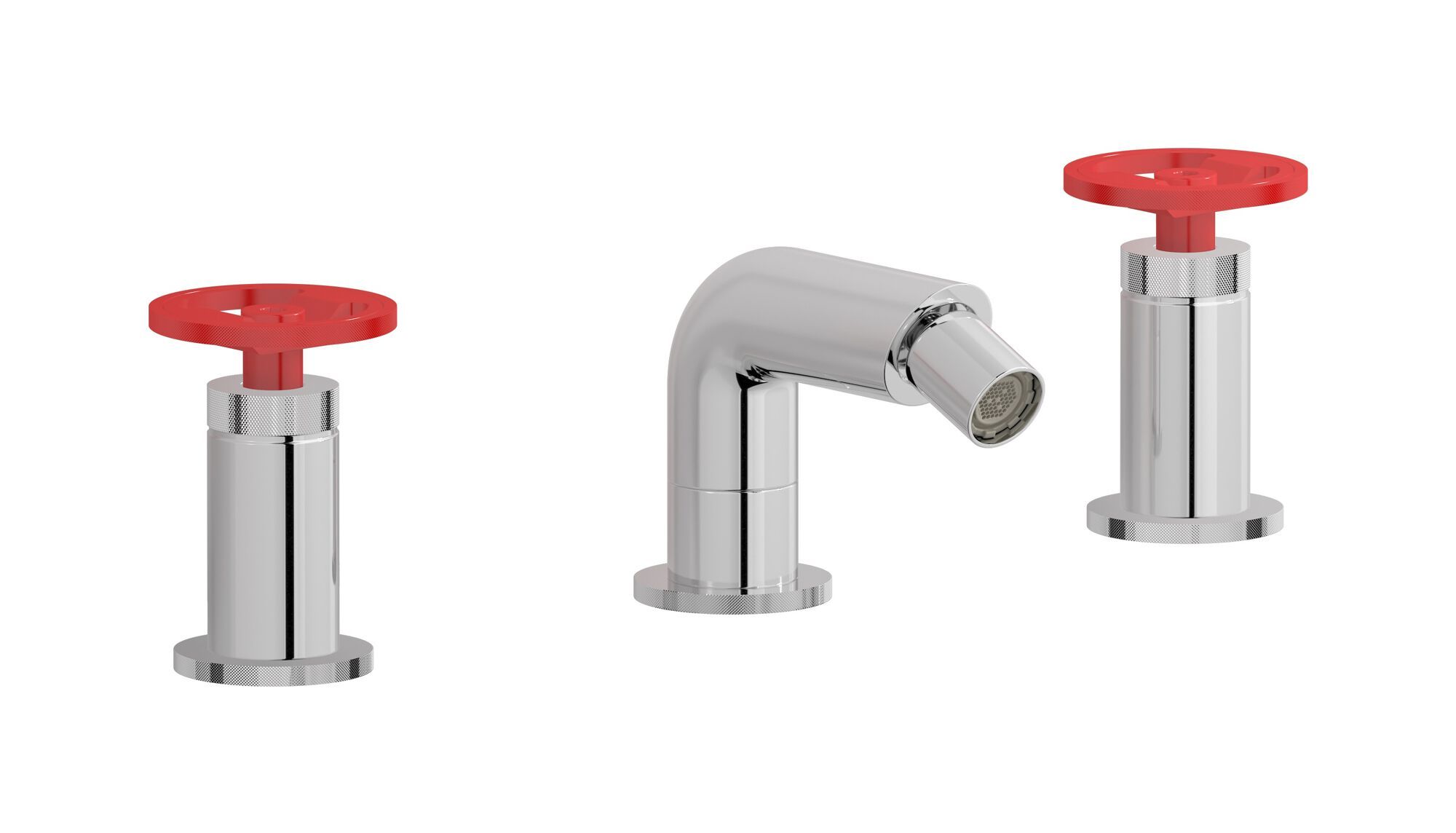 Смеситель для биде с 3 отверстиями и поворотным горлышком IB Bold ARCH-00020285