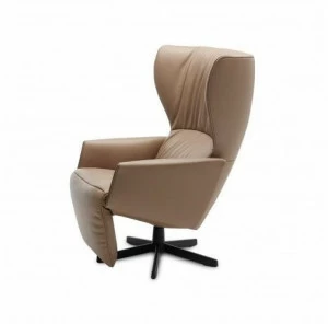 JORI Откидывающееся кожаное кресло с подставкой для ног