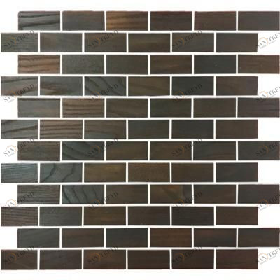 Мозаика и 3D панели из дерева Tarsi Кирпич 2t2 Термоясень Селект (Гладкая) 331х331 мм 1401100117