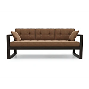 91070694 Диван Arsko Астер 178x80x69 см массив дерева цвет коричневый STLM-1101020 STLM-1101020