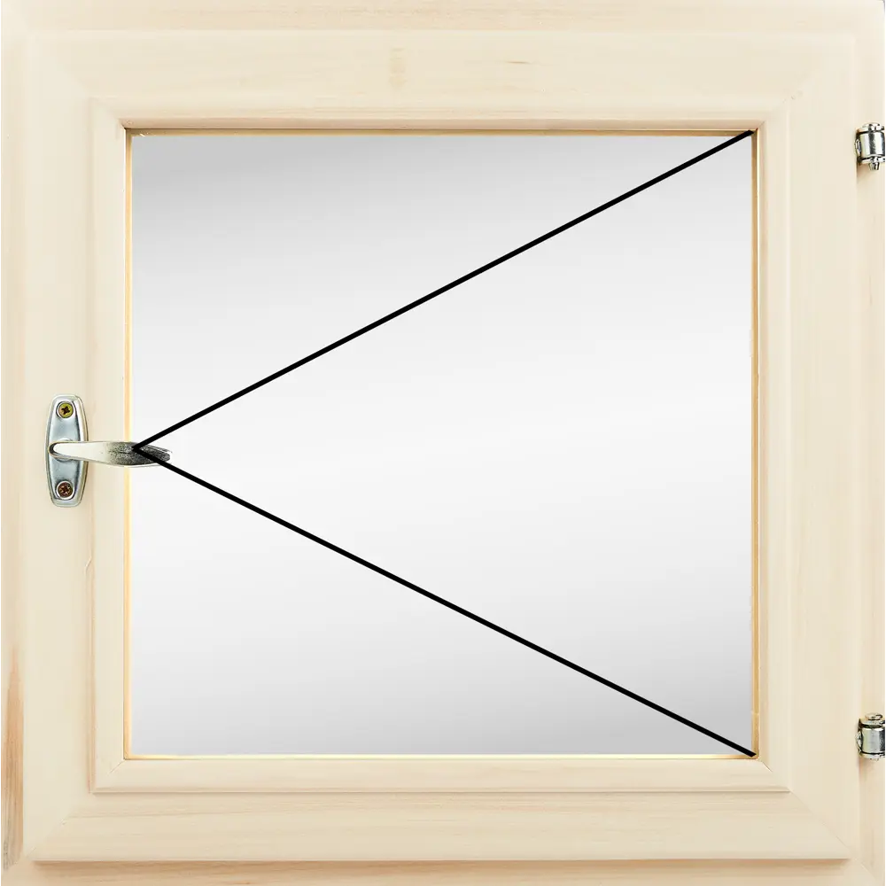 Santreyd: Деревянное окно для бани из липы 500×500 мм 84379095