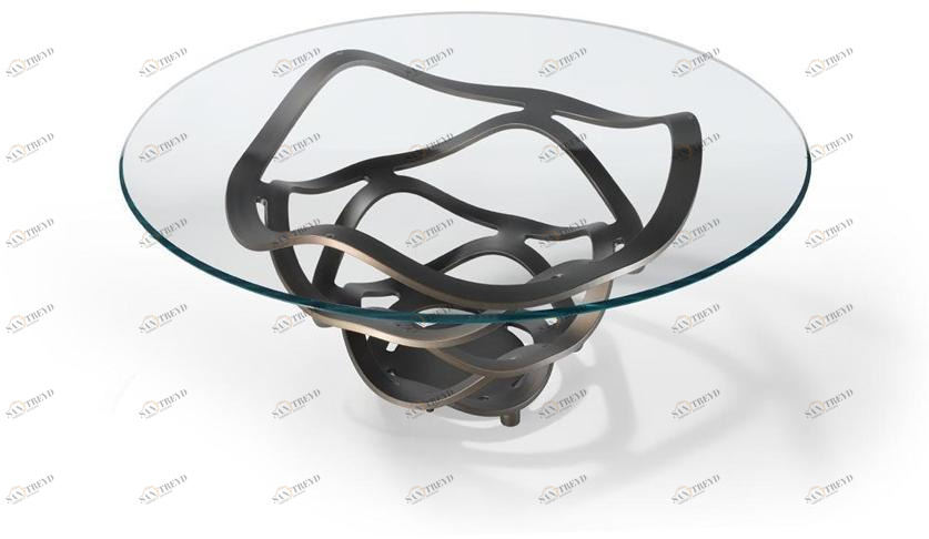 Reflex Круглый обеденный стол из стекла Neolitico sun-id-1422775