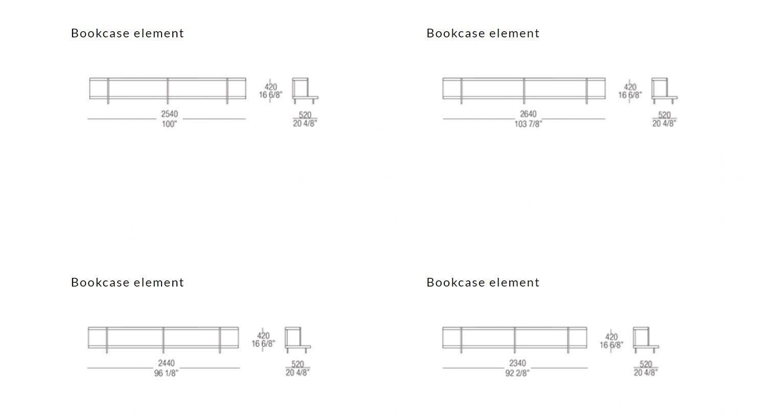 Съемный диван из ткани MisuraEmme ARGO ARCH-00069863 - Вид №21