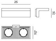 Rotaliana Настенный светодиодный светильник с отраженным светом Step sun-id-1366309 - Вид №2