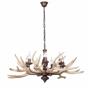 Подвесная люстра Vitaluce V1493/7 VITALUCE ДИЗАЙНЕРСКИЕ 328603 Бежевый;коричневый