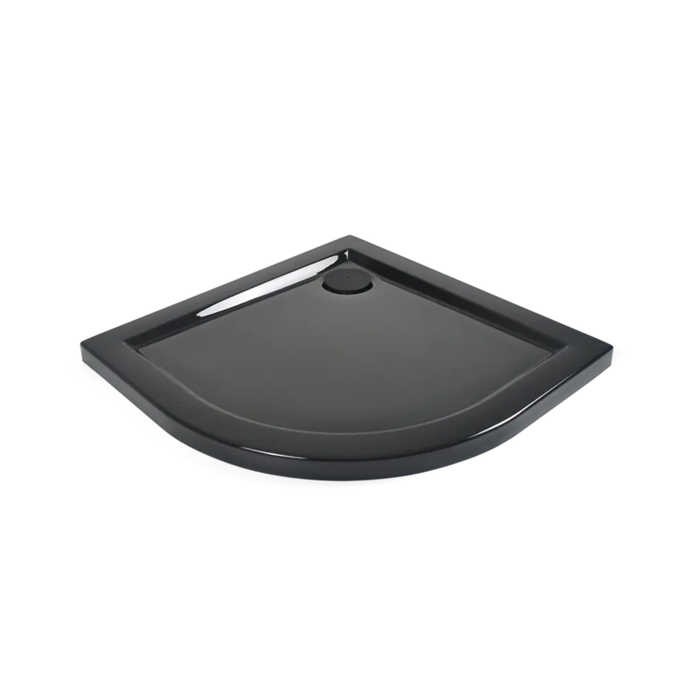 METAKAM Apart Black — угловой душевой поддон 90×90 см с сифоном 89359645 Joy Black STLM-0986563 - Вид №5