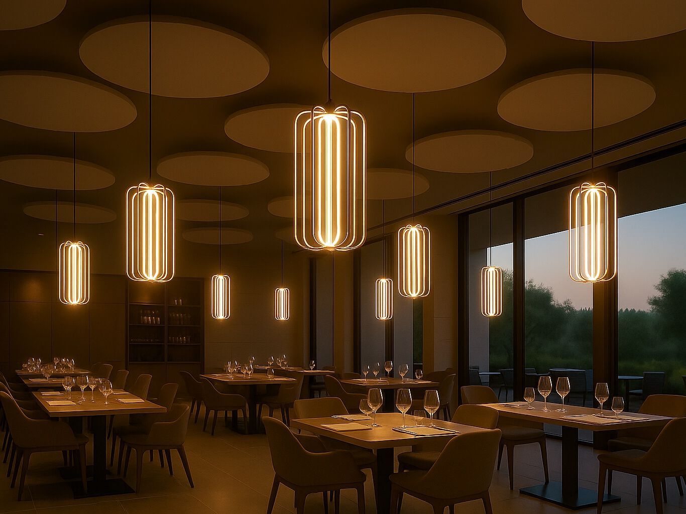 Алюминиевый светодиодный подвесной светильник EGOLUCE Cavea ARCH-00072501 - Вид №2