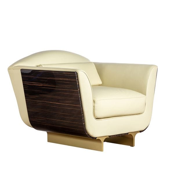 Кресло белое объемное Emozioni UNICO ДИЗАЙНЕРСКИЕ 249055 Белый  - Вид №1