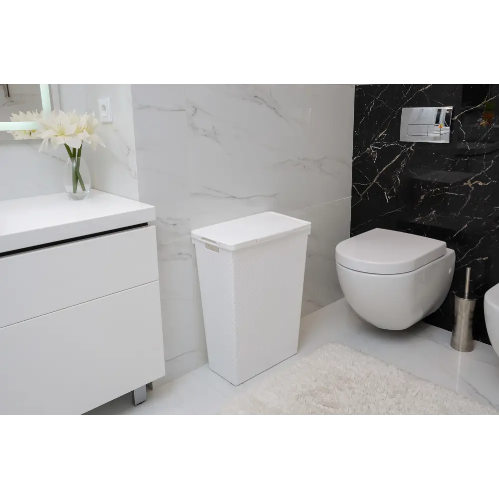 Корзина для белья Виолет Береста цвет белый STLM-2170912 - Вид №2