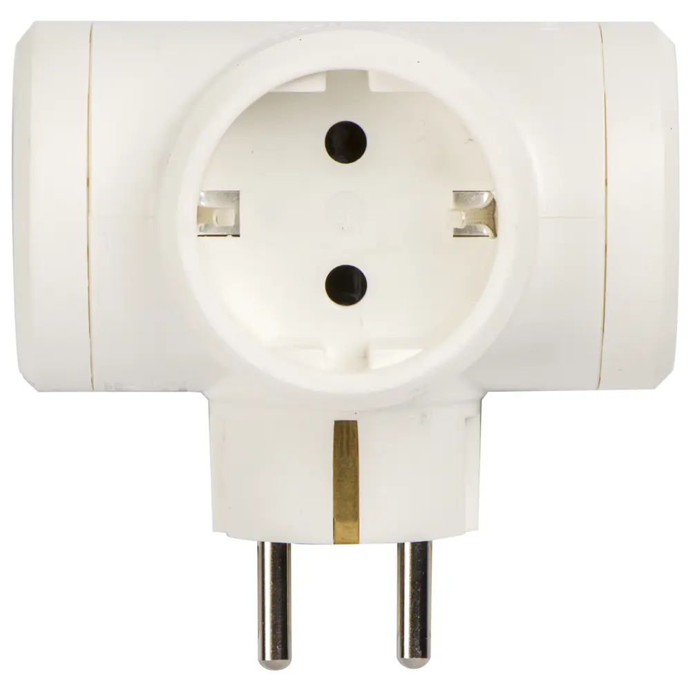 Разветвитель Legrand 3 розетки с заземлением 16 А цвет белый STLM-2038482