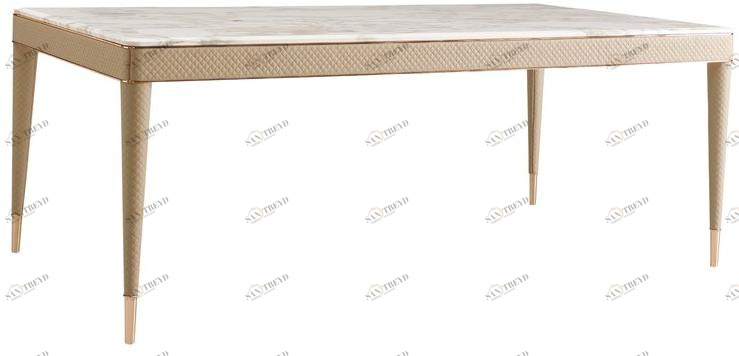 VOLPI Прямоугольный обеденный стол Luigi volpi Lv-11001