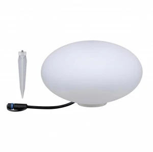 Уличный светильник светодиодный ландшафтный белый D 28 см Lichtobjekt Stone 94175 PAULMANN LICHTOBJEKT STONE 00-3897018 Белый