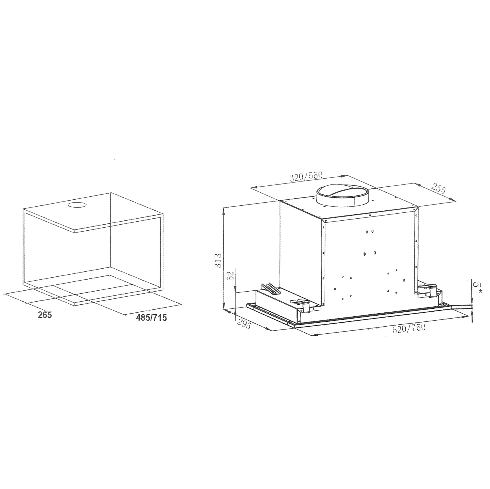 9904525 Вытяжка полновстраиваемая KRONA SELINA 900 GLASS S черный/черный STDN-0138215 - Вид №10