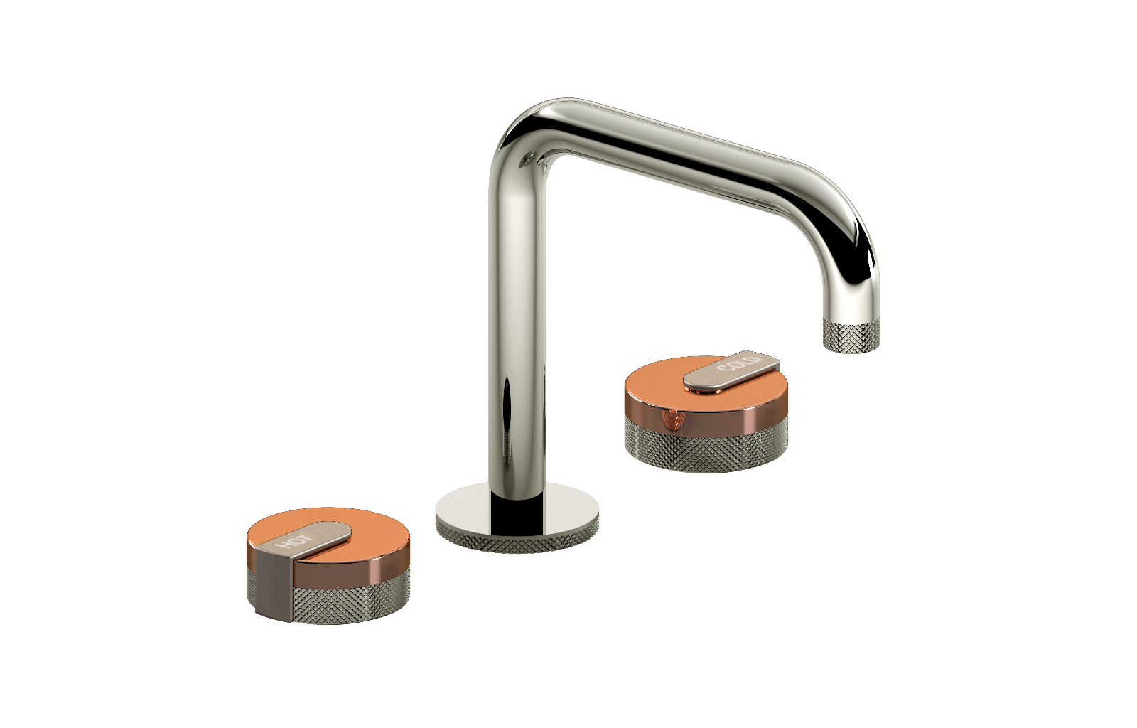 E-11511-R1RG-L1SN-PC Смеситель для умывальника на 3 отвертия GRAFF MOD+