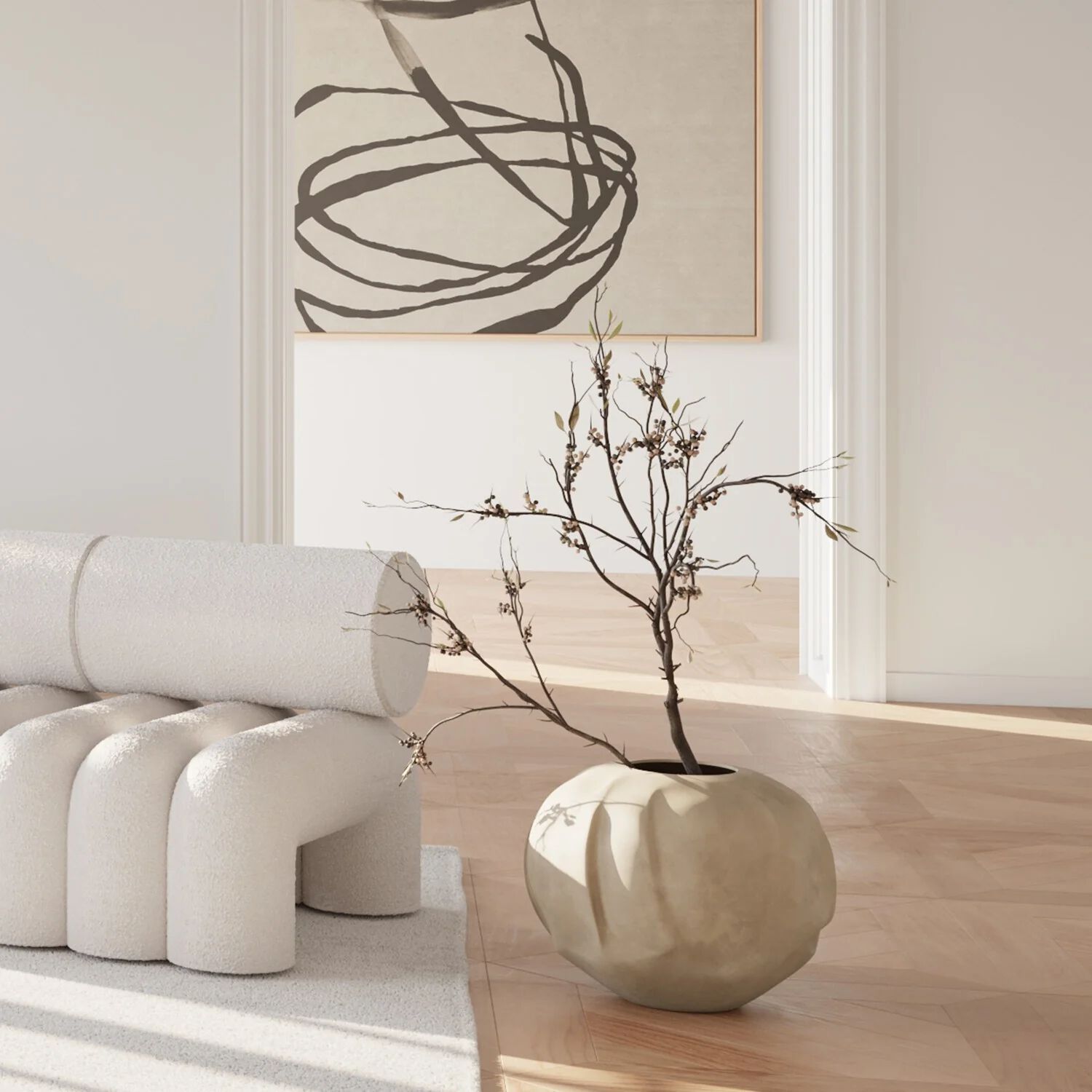 Ваза из цементных материалов 101 Copenhagen Orimono ARCH-00031363 - Вид №5