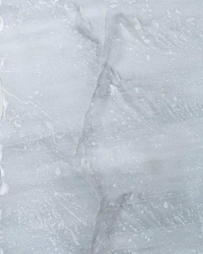 Greenapple Круглый журнальный столик из мрамора бардиглио и латуни Perfect raw G703134  - Вид №5