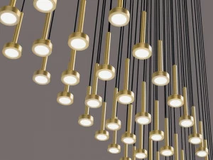 Euroluce Lampadari Металлический светодиодный подвесной светильник