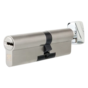 Цилиндр Apecs Premier XR-80(35C/45)-C15-NI, 35x45 мм, ключ/вертушка, цвет никель