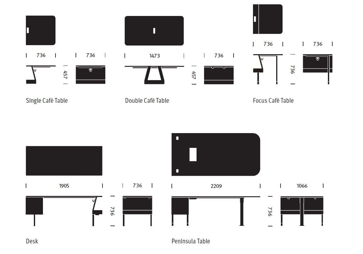 Офисный остров для кофе-брейка Herman Miller Public Office Landscape ARCH-00099823 - Вид №3