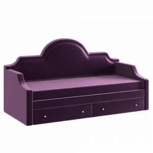 Диван-кровать детский с 2 выдвижными ящиками 90х190 см темно-фиолетовый DayBed KREIND DAYBED 00-3880047 Фиолетовый