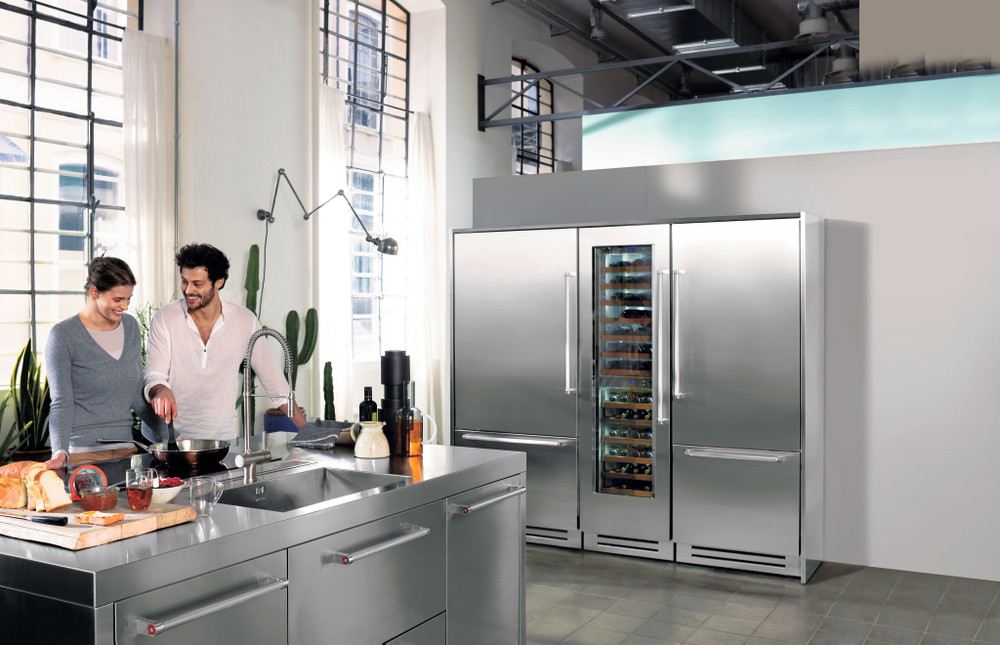 KCZCX 20901L 1 ХОЛОДИЛЬНИК СО ВСТРОЕННОЙ МОРОЗИЛЬНОЙ КАМЕРОЙ С ДВЕРЦАМИ ИЗ НЕРЖАВЕЮЩЕЙ СТАЛИ 90 СМ KitchenAid  - Вид №3