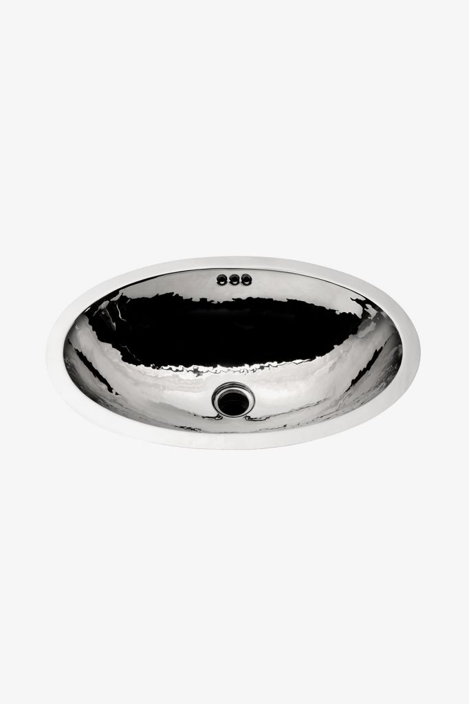 NOLV33 Накладная раковина под столешницу  овальная Waterworks 