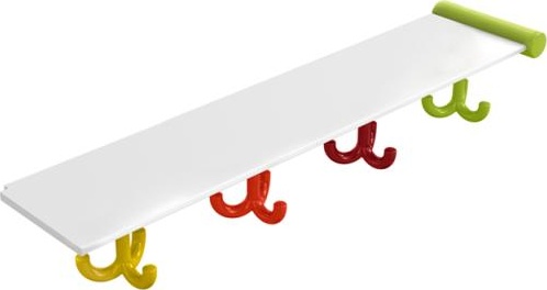 800.03.414 Удлинительная полка с крючками, 4 места HEWI Kids - Вид №4
