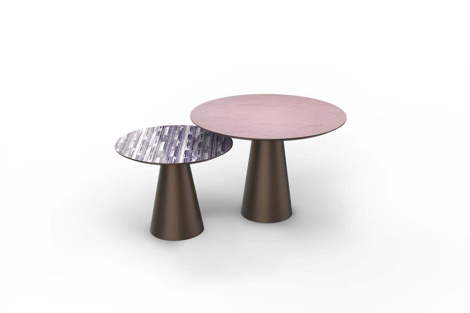 Круглый металлический журнальный столик MOMENTI Home &amp ARCH-00038212 - Вид №5