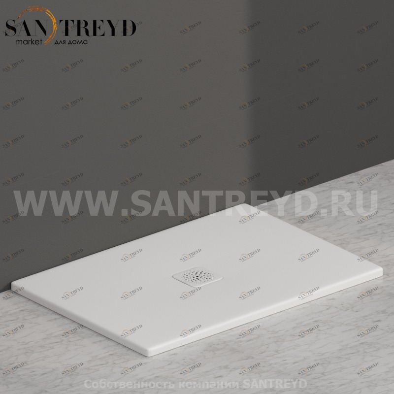 DT101BO Душевой поддон 100x70 керамический Globo Ceramica Globo DOCCIATRE