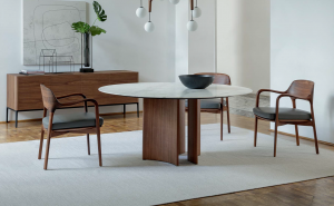 Стол  PORADA ALAN TONDO 3 gambe M