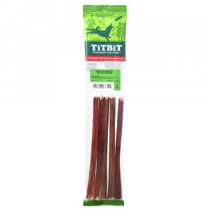 ПР0058646 Лакомство для собак Корень бычий 100г (мягкая упаковка) TITBIT