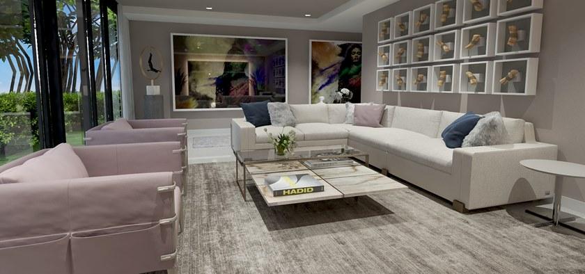 MORADA Угловой диван в ткани Gonna Gonna sec - Вид №3